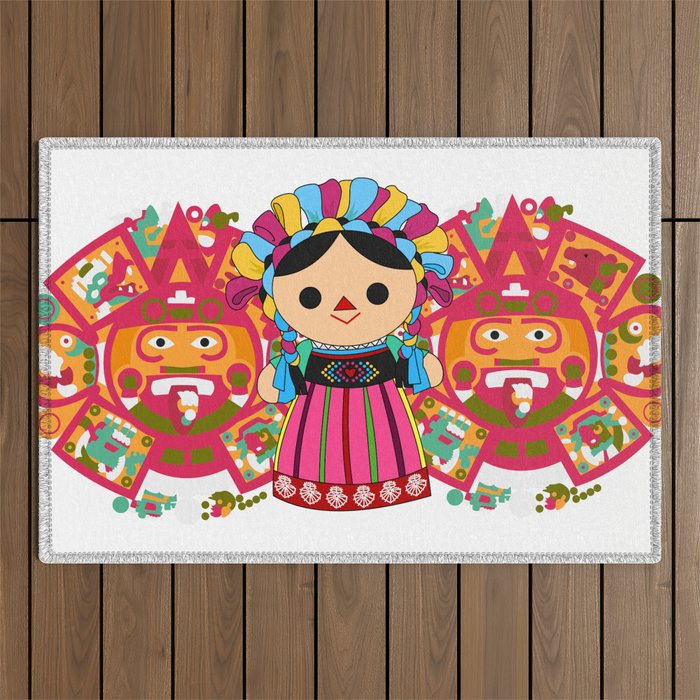 Maria 3 (Mexican Doll) Outdoor Rug