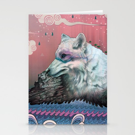 Lone Wolf Stationery Cards