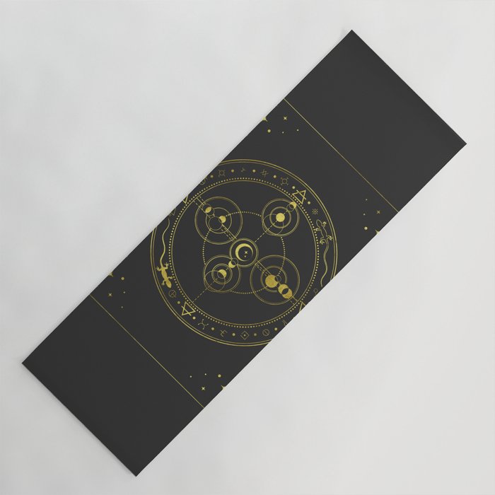 Alchemic Theme Yoga Mat