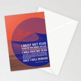 Litany Against Fear Stationery Card