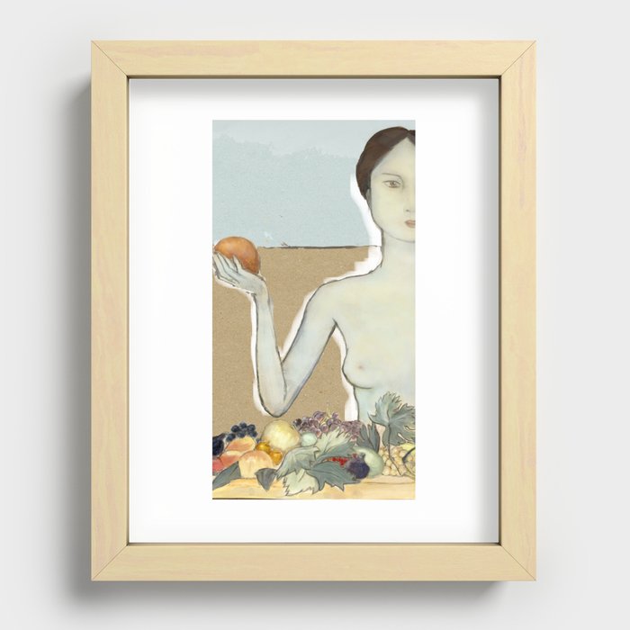 Couché de soleil Recessed Framed Print