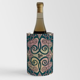 Art Nouveau Greyhound Celtic Knotwork Wine Chiller