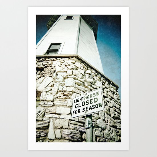 Closed for the Season Art Print