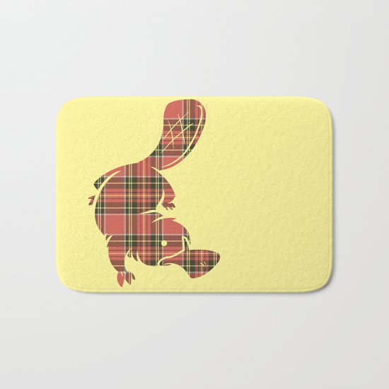 Plaid-apus Bath Mat