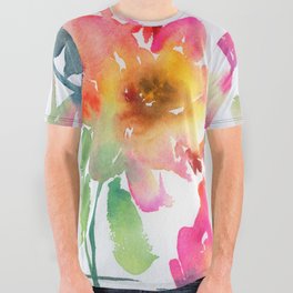 so rose N.o 3 All Over Graphic Tee