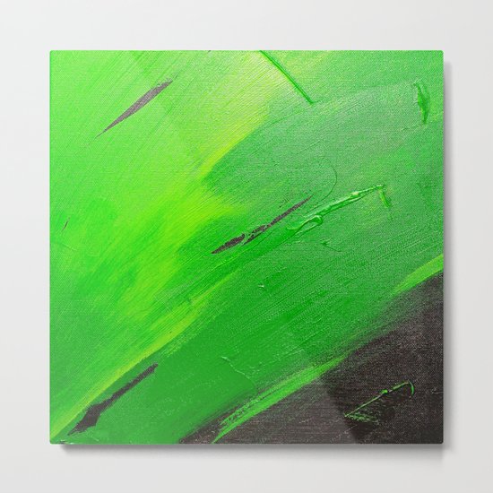 Simply Green Metal Print