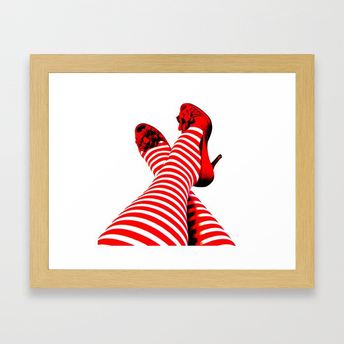 The Red Shoes Framed Art Print