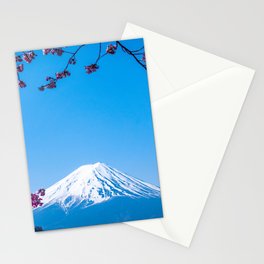 Cherry Blossom Mountain Stationery Card