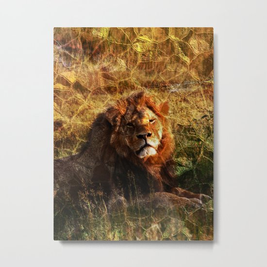 Cecil, the Lion Metal Print