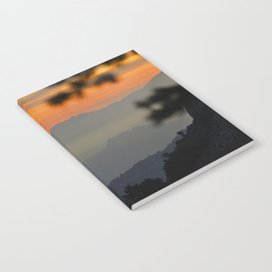 "Sunset at the mountains II" Notebook