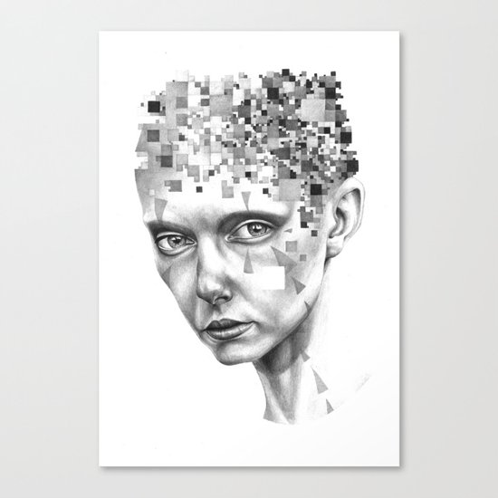 THE SPACEINVADERS 6# Canvas Print