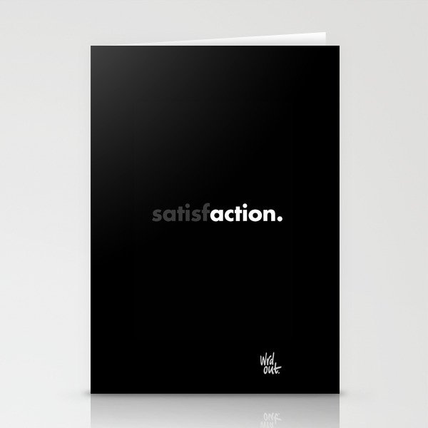 Satisfaction Stationery Cards