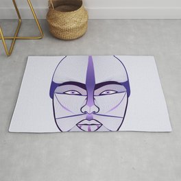 purple geisha Rug