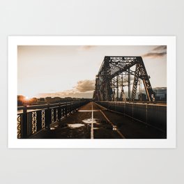 Bridge path Art Print
