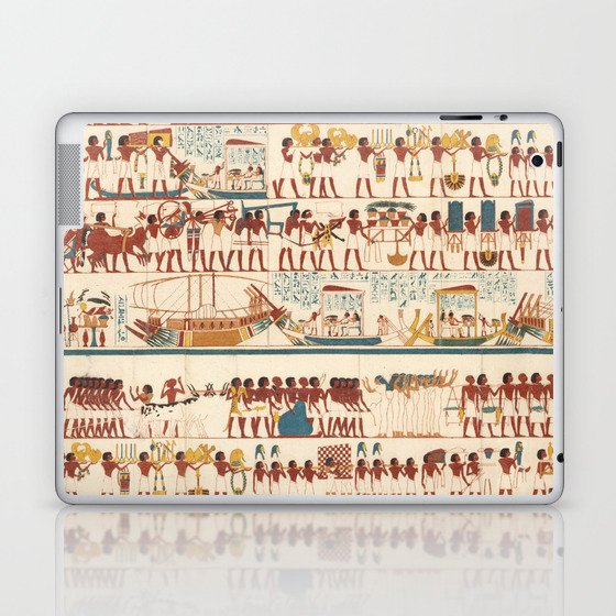 Hieroglyphics Egyptian Pattern Laptop & iPad Skin