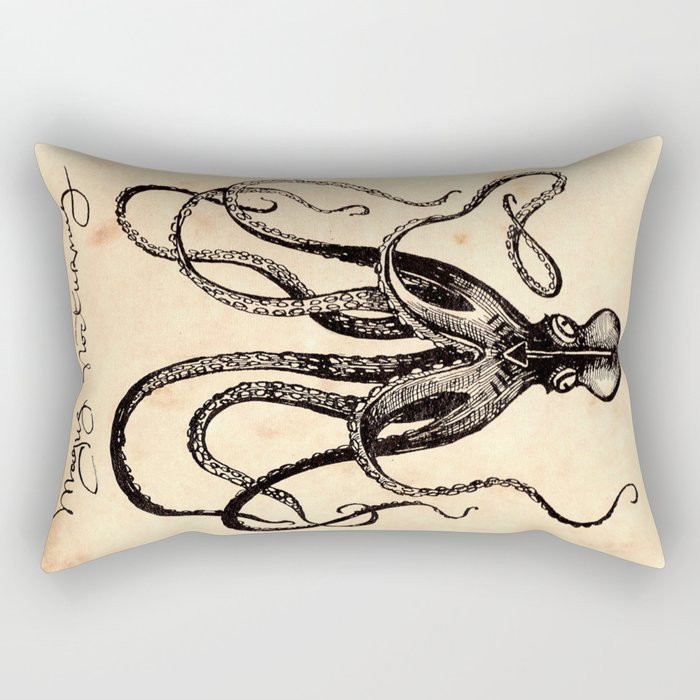 Curious Creatures I Rectangular Pillow