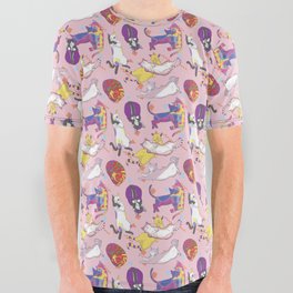 Pride Cats All Over Graphic Tee