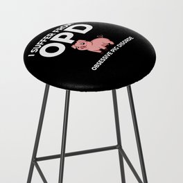 Mini Piggy Pig Farmer Funny Bar Stool