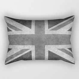 Union Jack Vintage 3:5 grayscale Rectangular Pillow