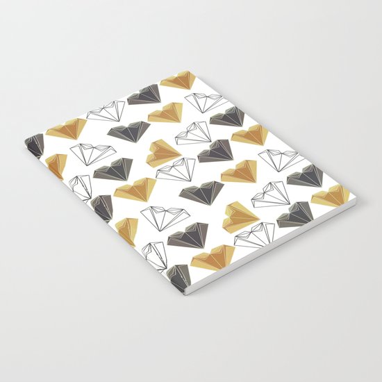 A heart is made of ... paper, scissors, rock Notebook