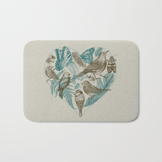 Wild Heart Bath Mat
