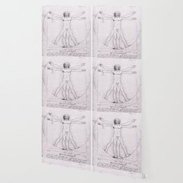Vitruvian Man Wallpaper For Any Decor Style Society6