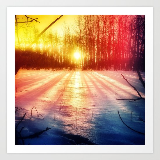 Take The Prismatic Path (001) Art Print