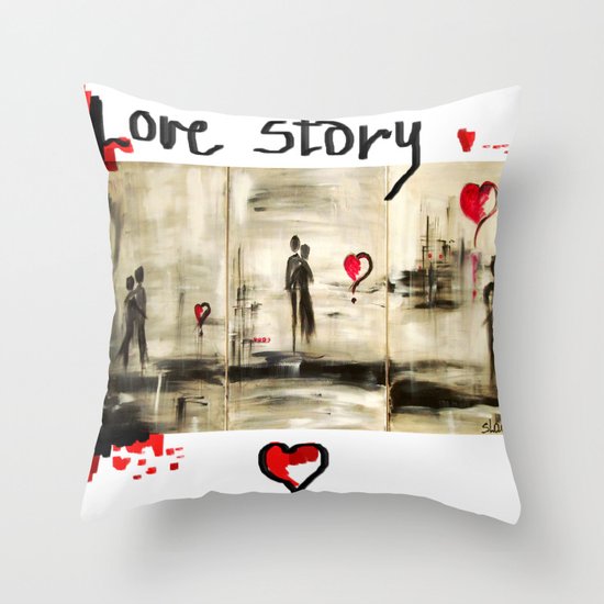love story Throw Pillow