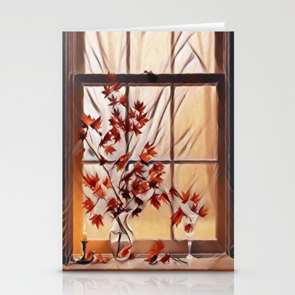 Autumn Window Stationery Cards