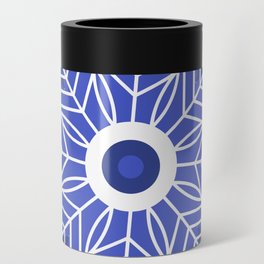 Flower pattern on Blue background! Can Cooler