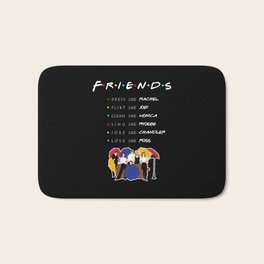 Friends Tv Show Bath Mats For Any Bathroom Decor Style Society6