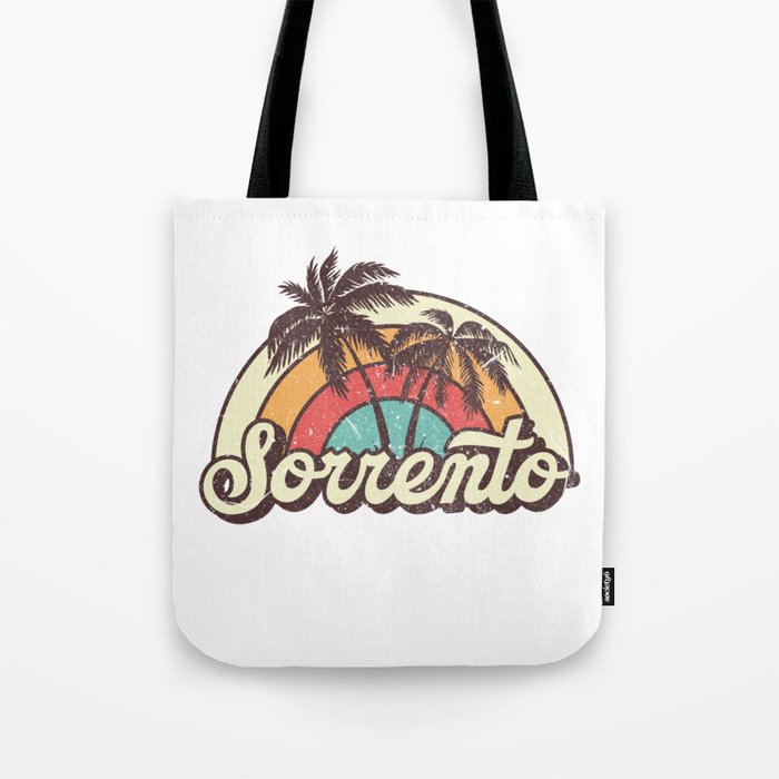 Sorrento beach city Tote Bag