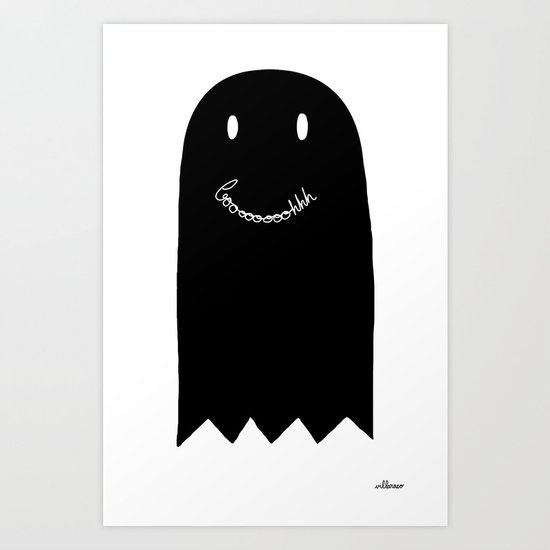 Booooh Art Print