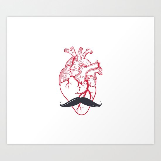 Hipster at heart Art Print