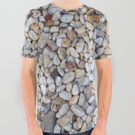 Beach Pebbles All Over Graphic Tee