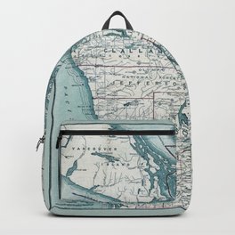 Puget Sound Map Backpack | Washingtonstate, Map, Washington, Pacificnorthwest, Vintagemap, Pugetsound, Collage, Westcoast, Vancouver 