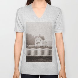 Oregon Coast | Vintage Style Photography V Neck T Shirt
