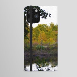 Framed Fall iPhone Wallet Case