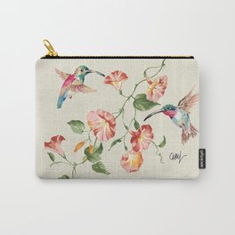 hummingbirds & morning glories Carry-All Pouch