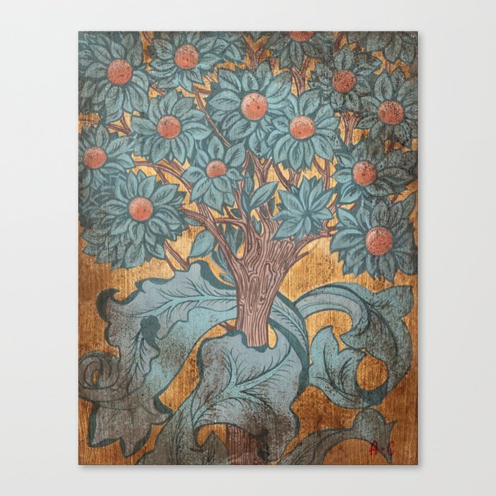 Orange tree Canvas Print
