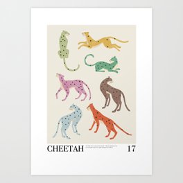 Cheetah Poster Art Print