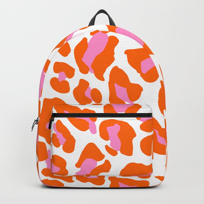 Orange new arrivals pink backpack