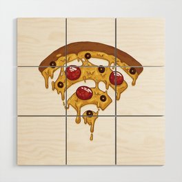 Pizza WLAN Wood Wall Art