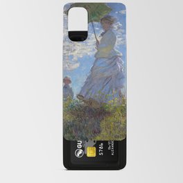 Claude Monet - Woman with a Parasol - Madame Monet and Her Son Android Card Case