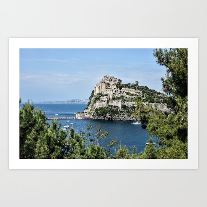 Aragonese Castle - Ischia Art Print