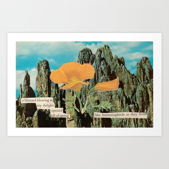 Sprung Art Print