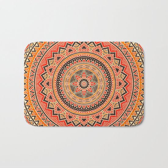 Hippie Mandala 12 Bath Mat