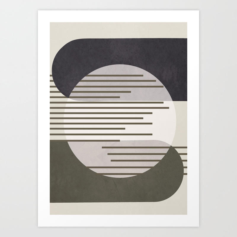 Abstract Geometric Art 50 Art Print By Cityart7 Society6
