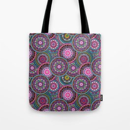 Bright Bohemian Boho Hippy Chic Pattern Tote Bag