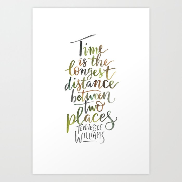 Tennessee Williams Quote Art Print